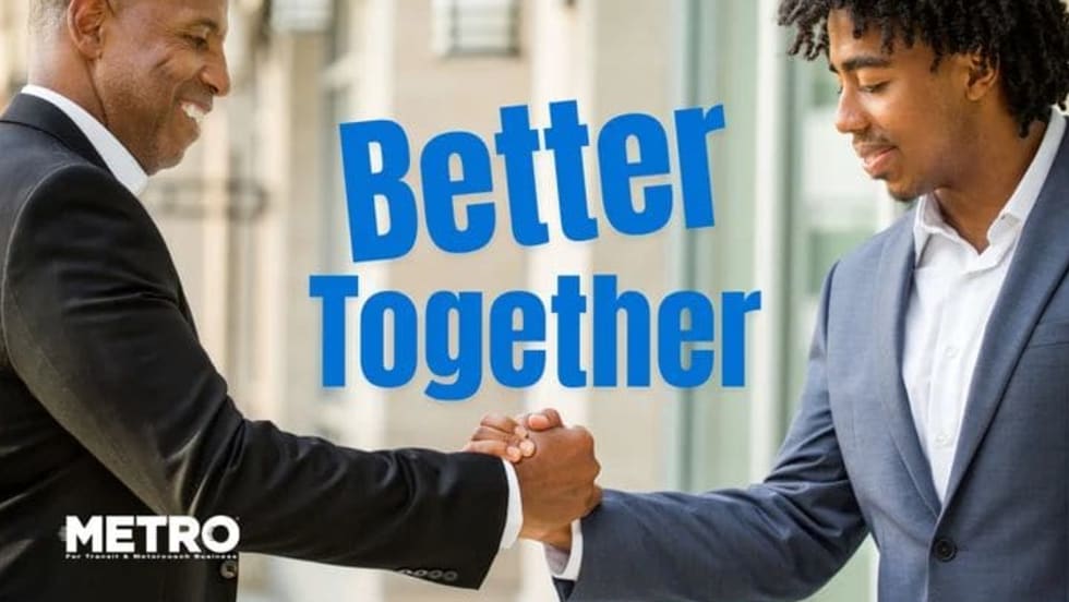 Picture showing unity between mentor/mentee.