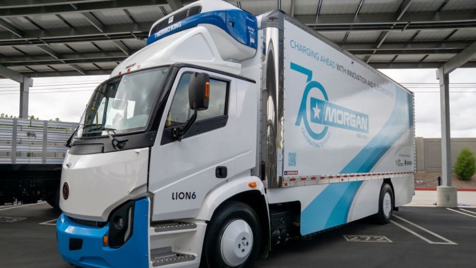 California Clean Truck Program demo vehicle. 