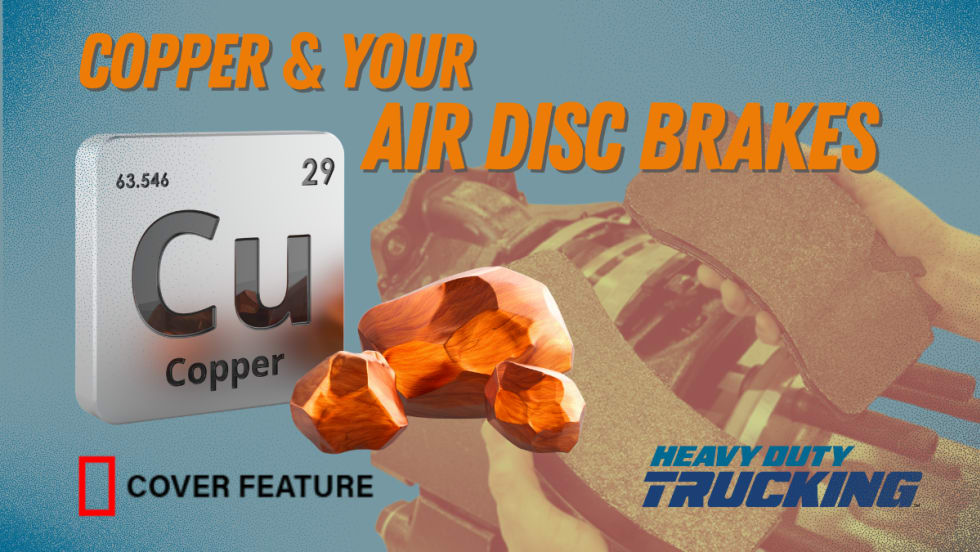 Illustration of air disc brakes and copper