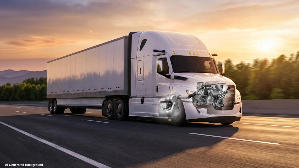 Daimler Gen 6 diesel engines. 