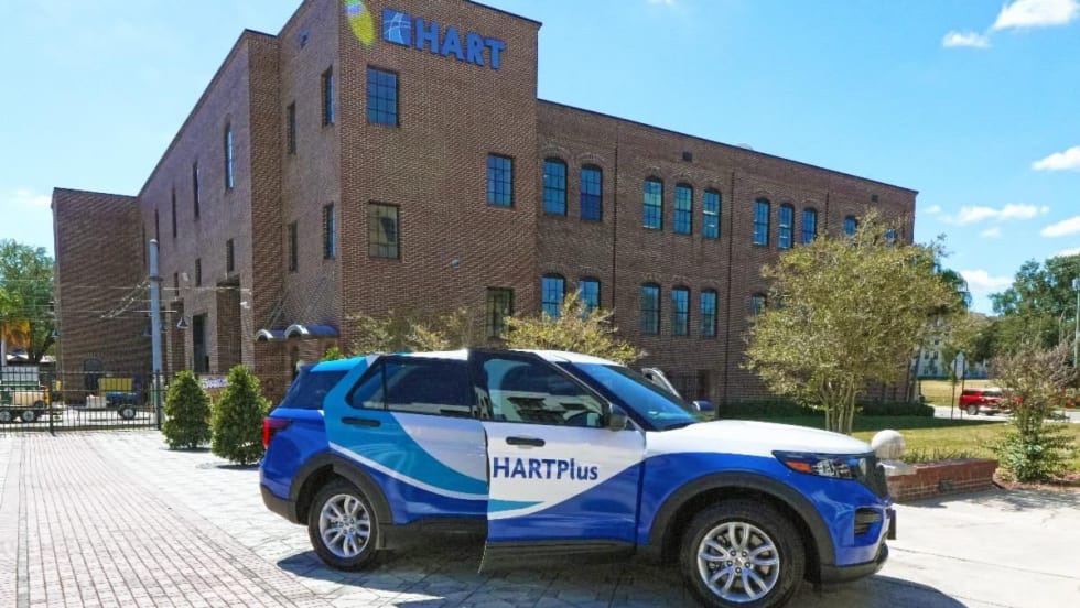A next-generation HART paratransit SUV. 