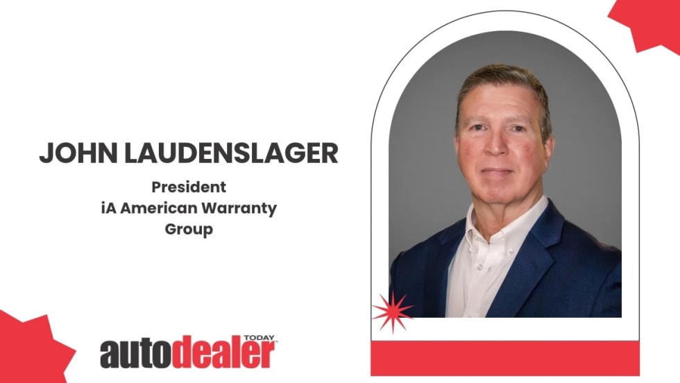 Graphic of John Laudenslager’s headshot.