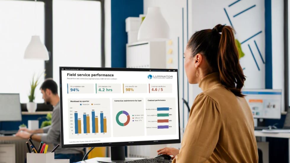 Luminator software product example 