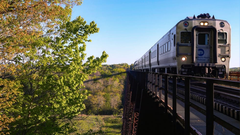 A Metro-North Railroad train