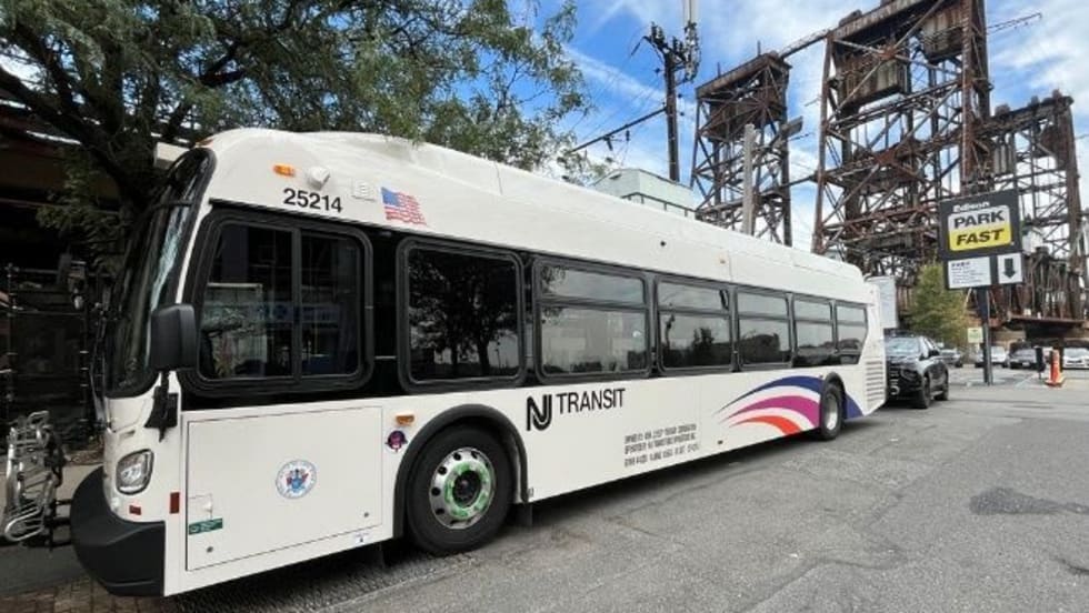 An NJ TRANSIT bus