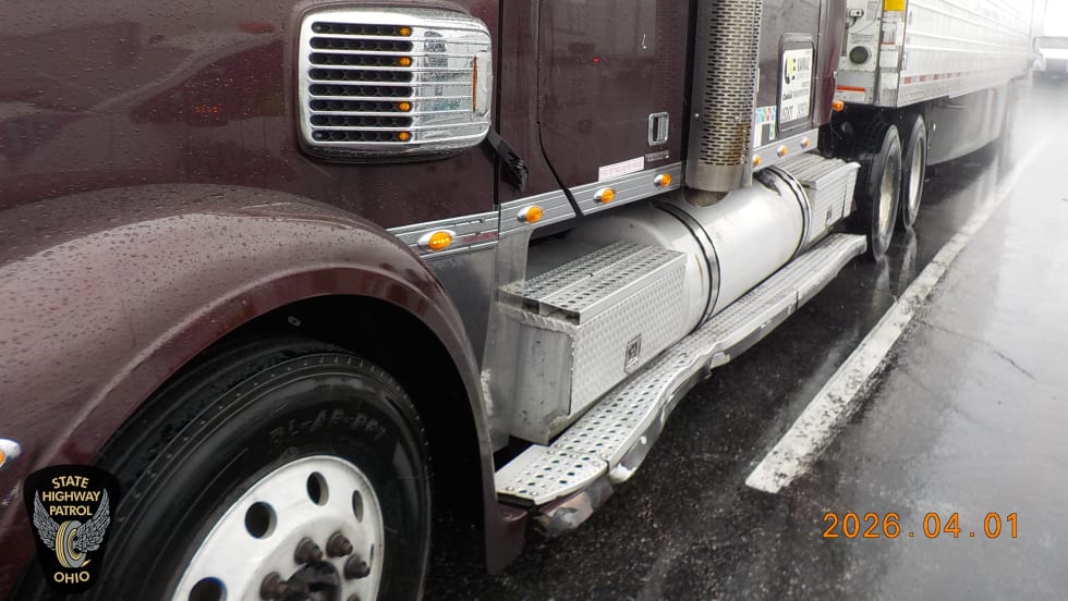 Alleged Ohio toll evasion truck. 