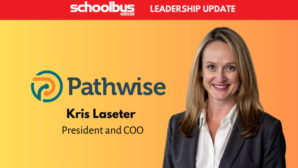 professional headshot of kris laseter against a gradient orange background, the pathwise logo, and text that says "leadership update"