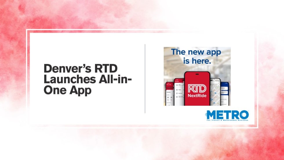 RTD Launches All-in-One NextRide App