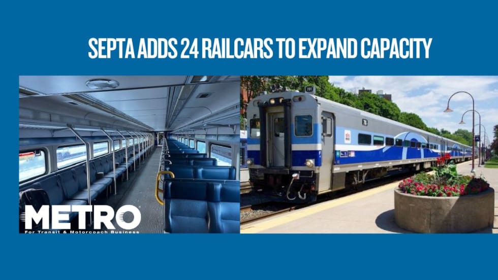 SEPTA's Exo railcars