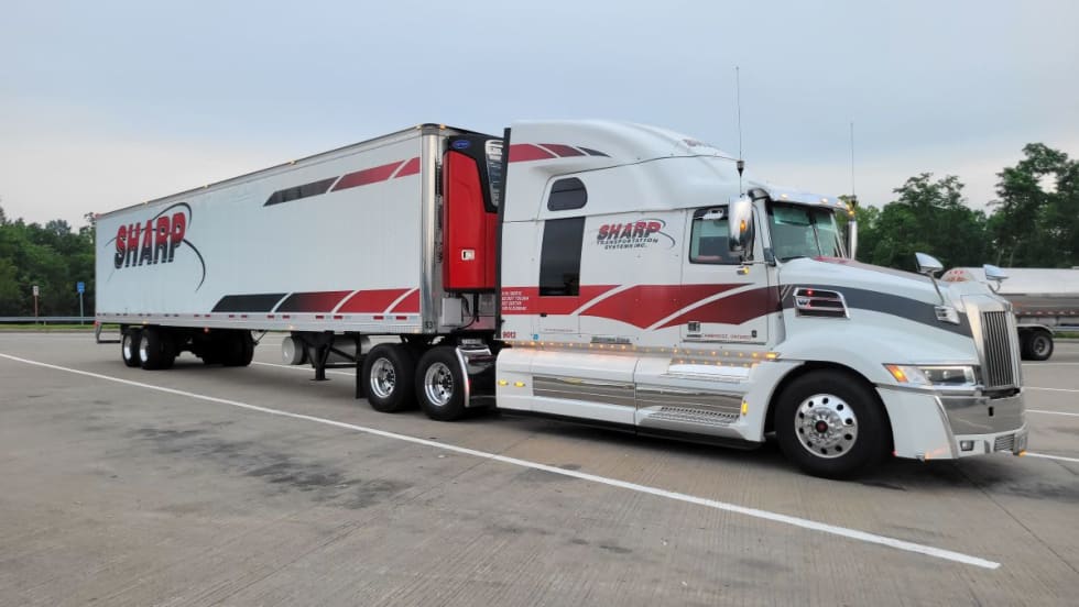 Sharp Transportation tractor-trailer