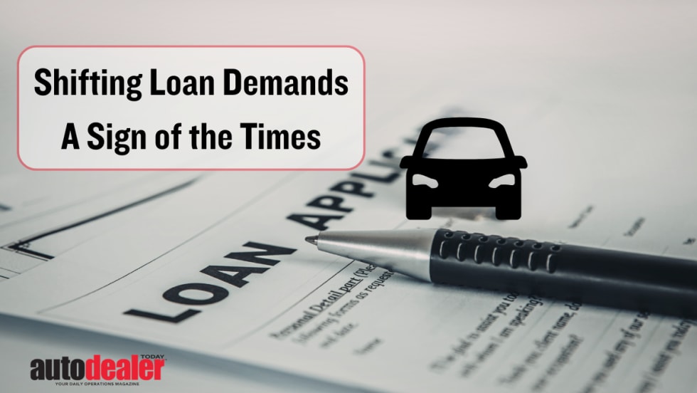 Shifting Loan Demands A Sign of the Times, Loan Application paperwork with a pen and a car outline, Auto Dealer Today