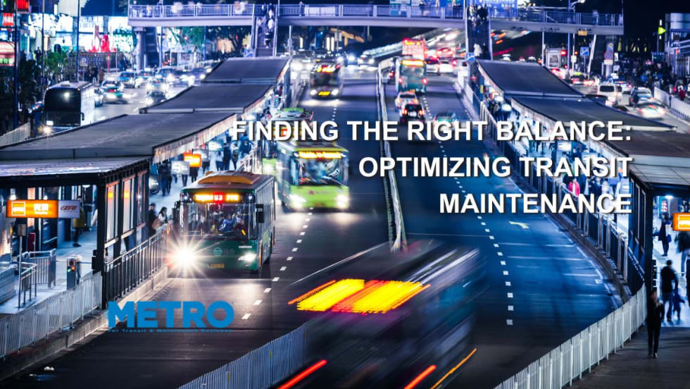 Finding the Right Balance: Optimizing Transit Maintenance
