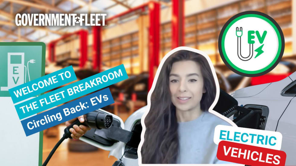 Youtube thumbnail with EVs and charger and editor Nichole