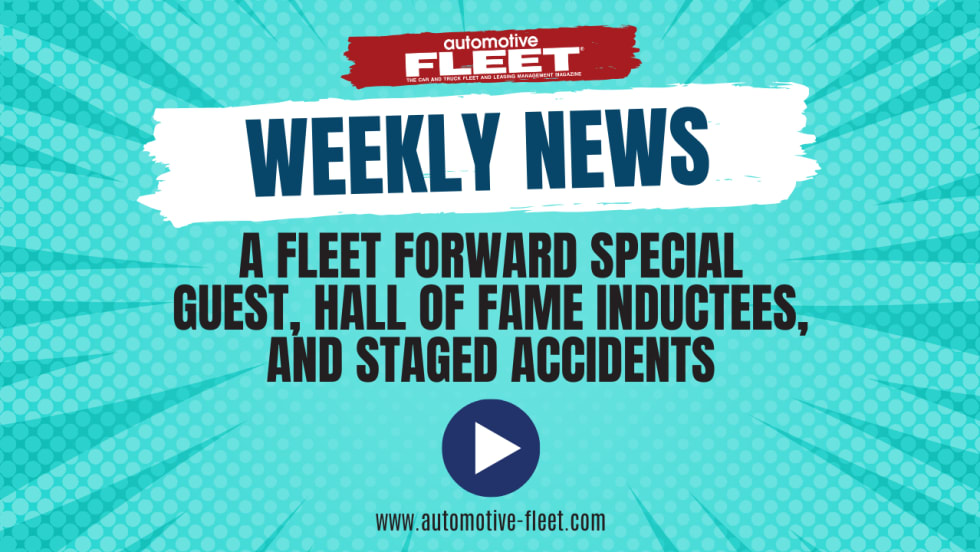 A blue thumbnail highlighting the video series called "AF Weekly News: A Fleet Forward Special Guest, Hall of Fame Inductees, and Staged Accidents."