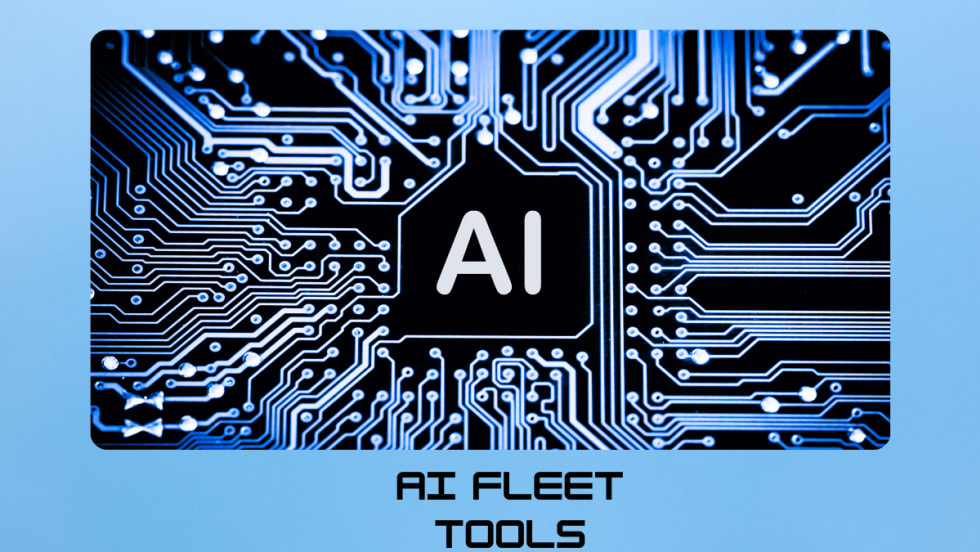 Blue-themed digital circuitry board to suggest AI connectivity.