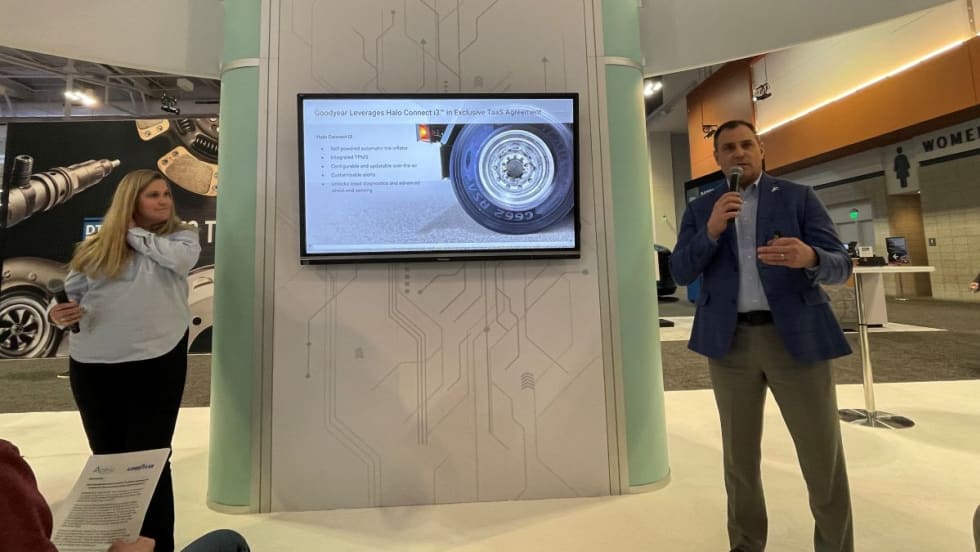 Michelle Ross, Goodyear, and Ralph Dimena, Aperia.