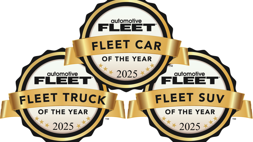 Fleet Vehicle of the Year 2025 graphic.