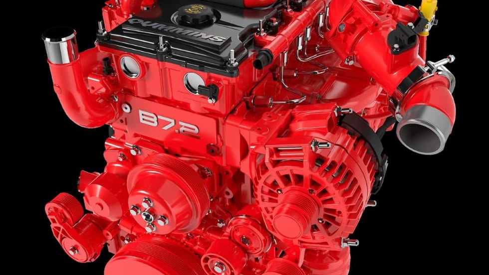 Cummins B7.2 truck engine.