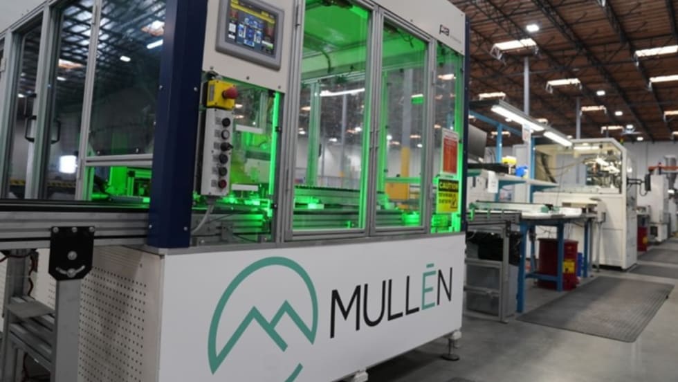 The inside of Mullen's Fullerton facility. 