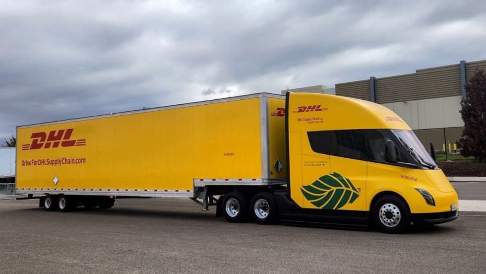 DHL Tesla Semi.
