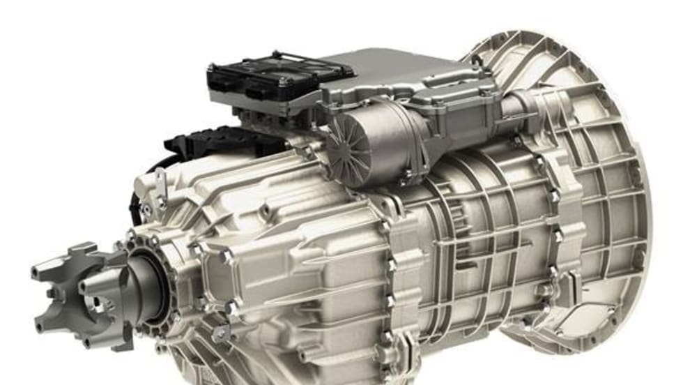 Eaton Cummins Endurant HD V automated transmission. 