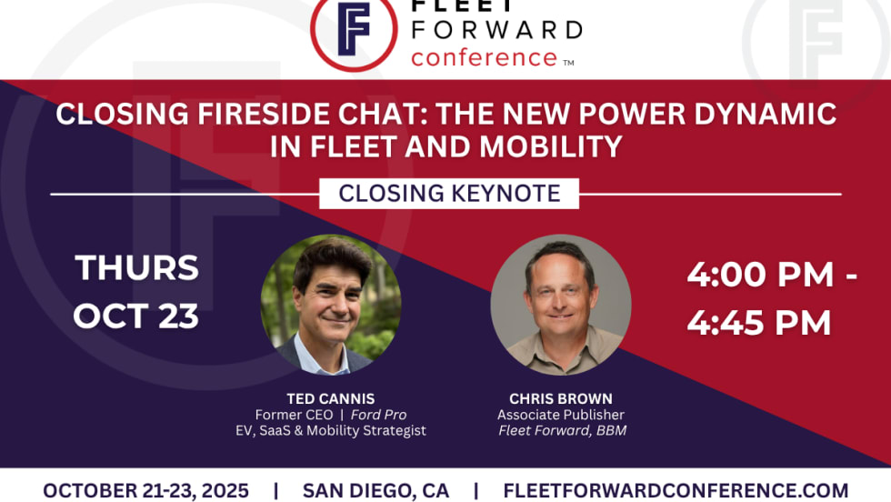 Graphic announcing event keynote.