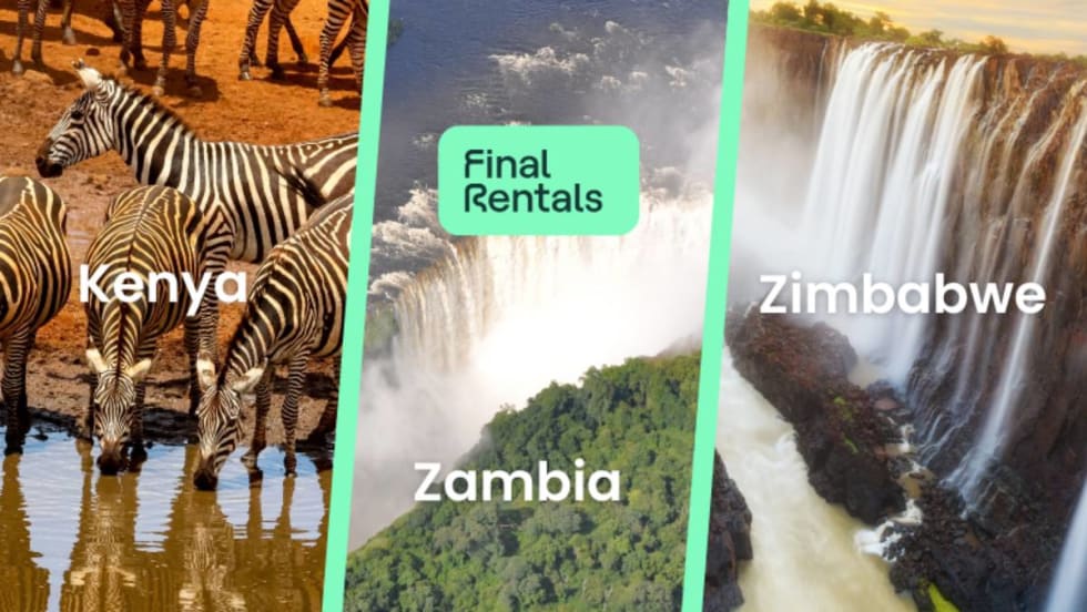 Natural scenes from Kenya, Zambia, and Zimbabwe.