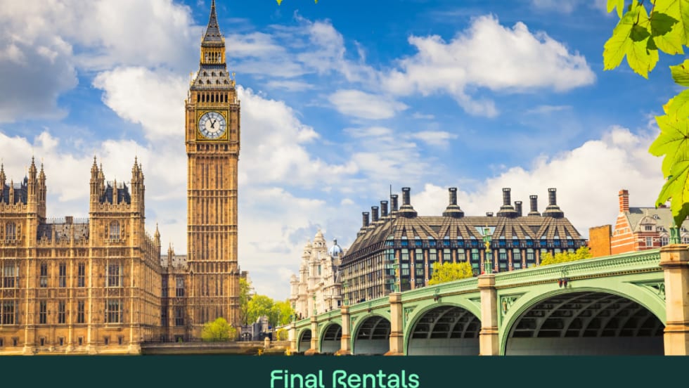 A scenic montage of iconic London historic buildings.