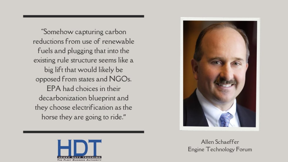 Allen Schaeffer, Executive Director of the Engine Technology Forum.