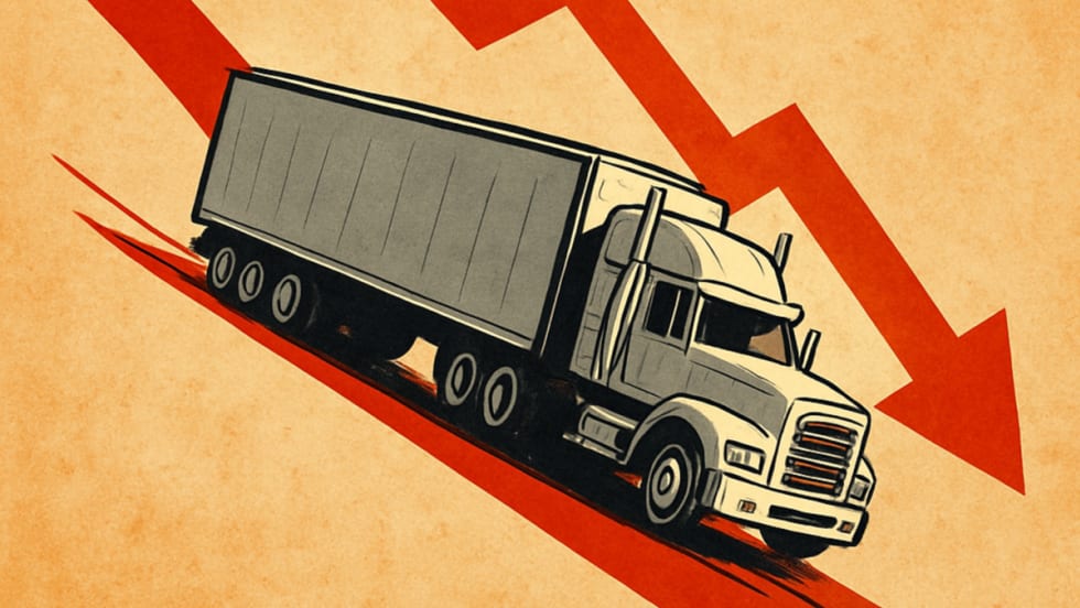 October 2025 freight tonnage.