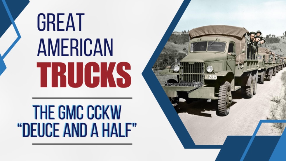 GMC CCKW U.S. Army cargo truck.
