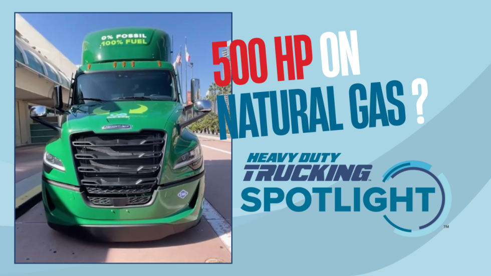 HDT Spotlight video on natural gas truck engines.