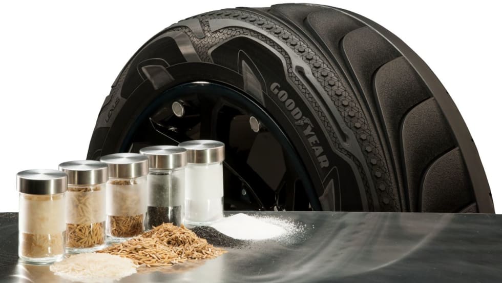 Goodyear experimental tire.