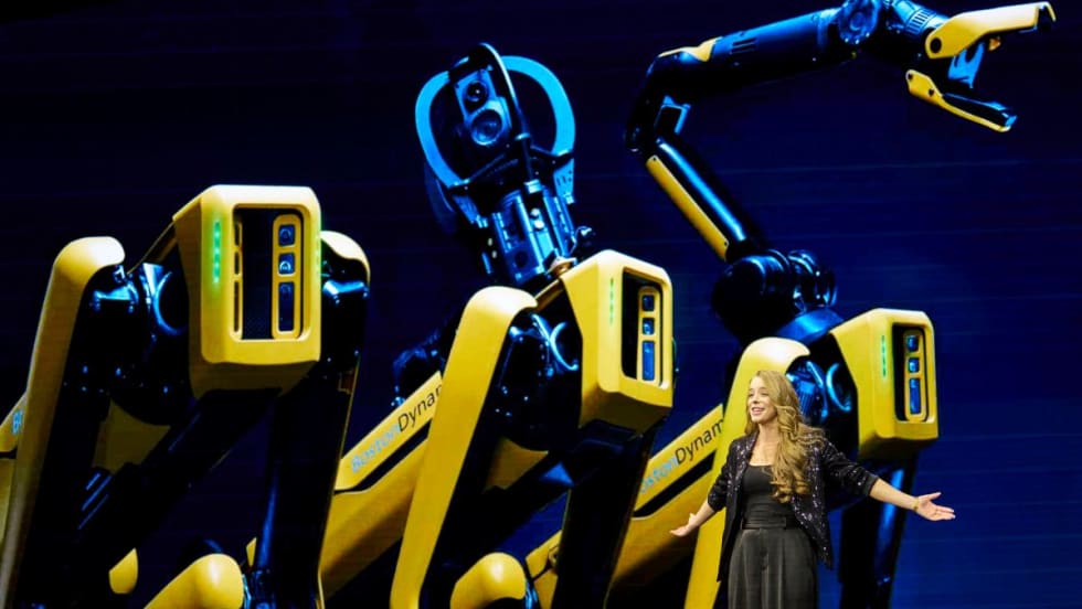 Boston Dynamics robots at CES 2026.