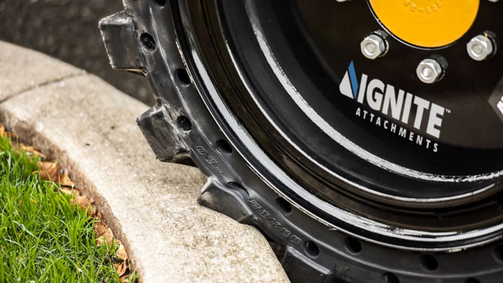 A picture of Ignite Attachment tire.