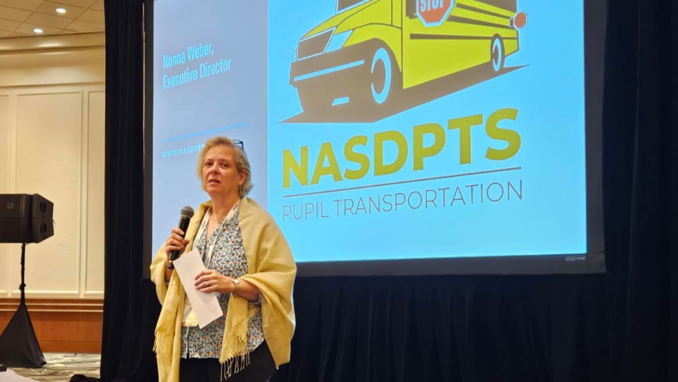 Ronna Weber speaks at the annual NSTA conference.