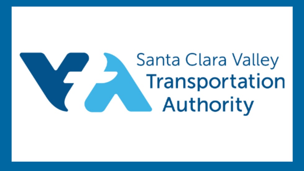 VTA logo surrounded by a blue border.