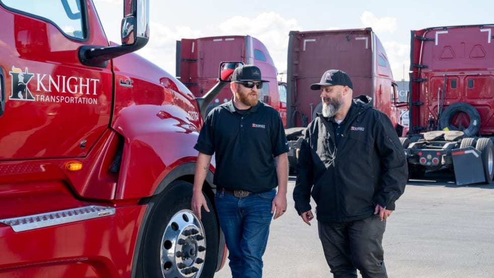 Knight-Swift driver training.