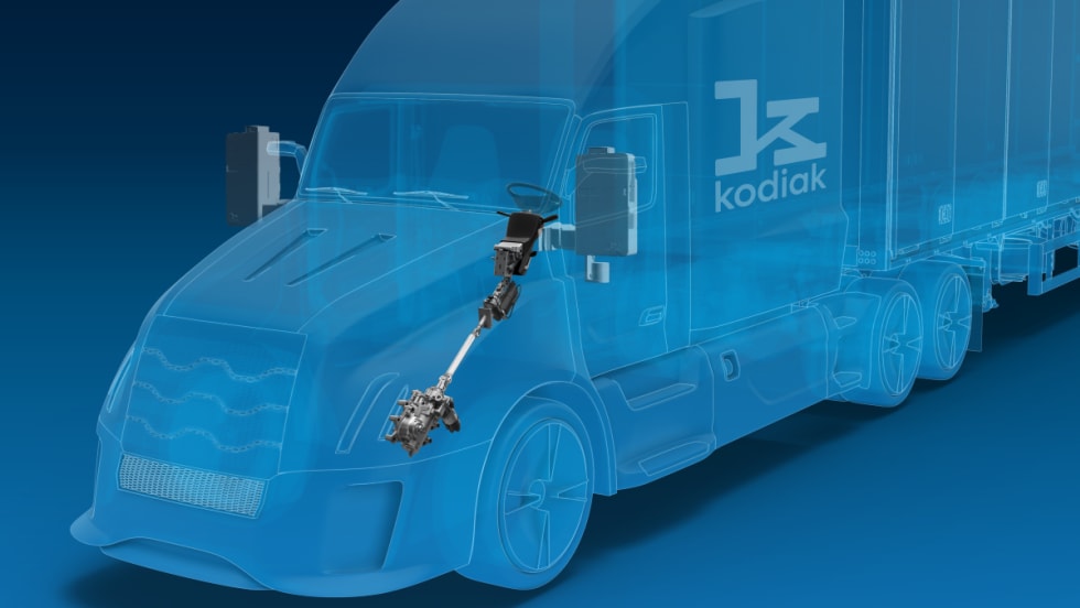 Kodiak-ZF autonomous truck. 