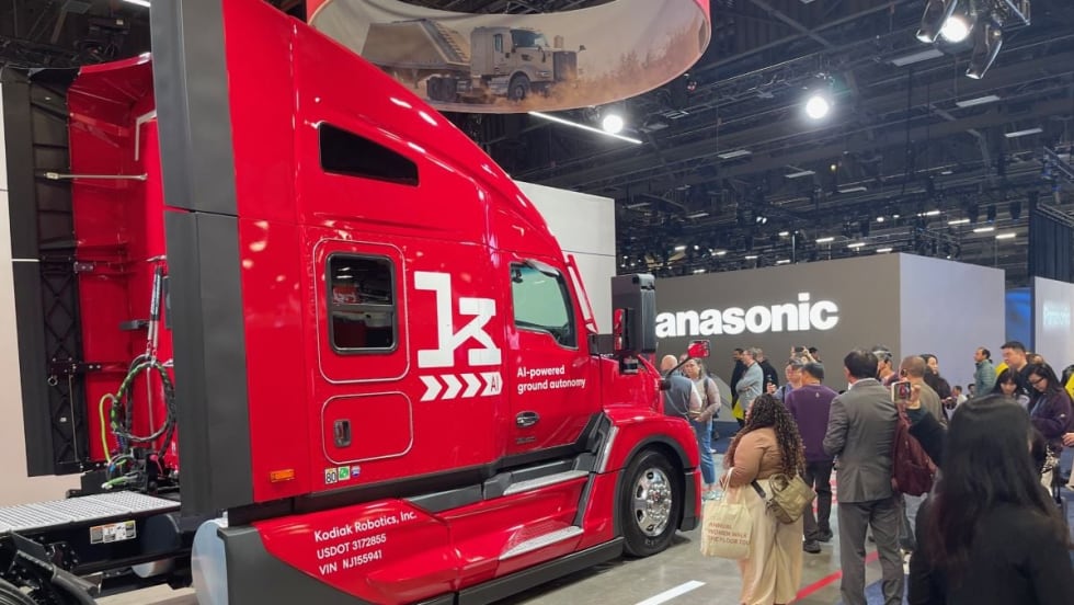 Kodiak Robotics at CES 2026.