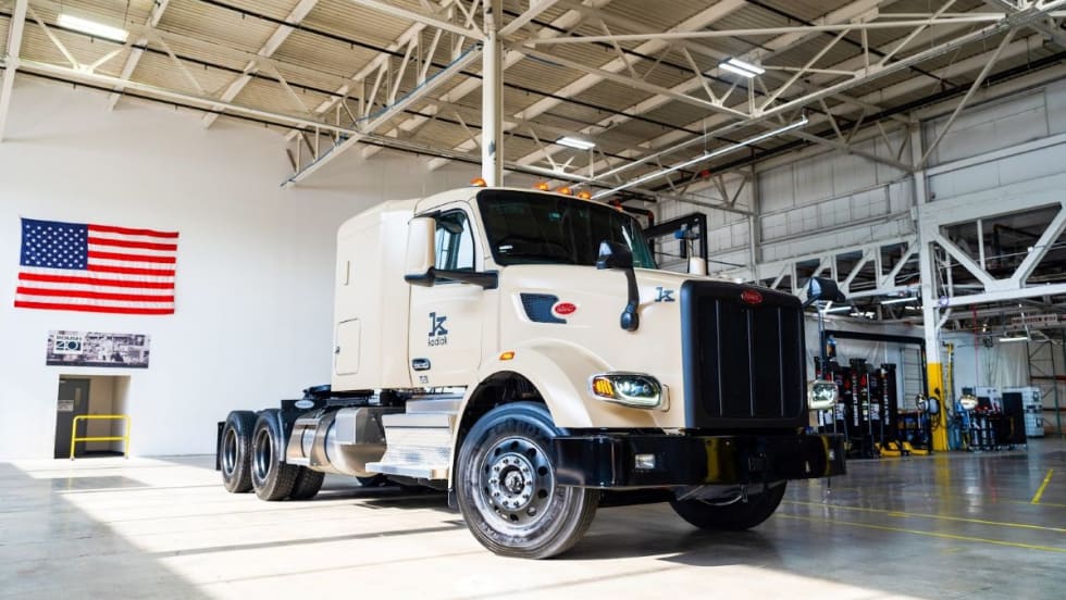Kodiak autonomous truck.