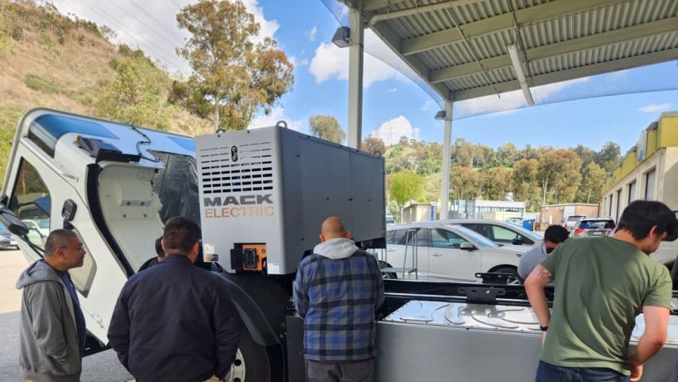 Mack LR at Rio Hondo Technical School.