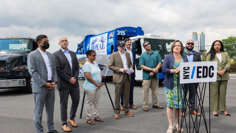 Bronx is Breathing Mack LR Electric truck.