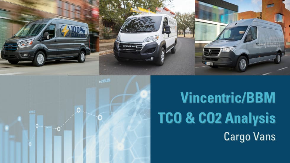Photo array of cargo vans in a graphic.