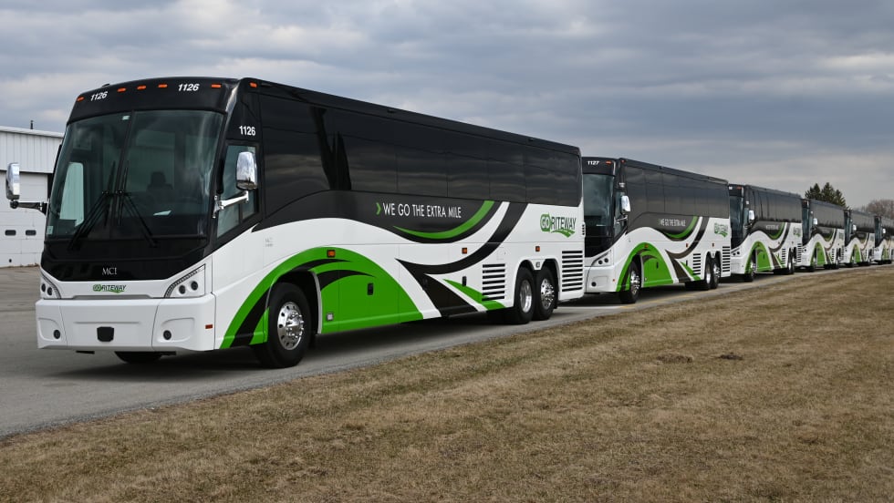 GO Riteway's six MCI J4500s.