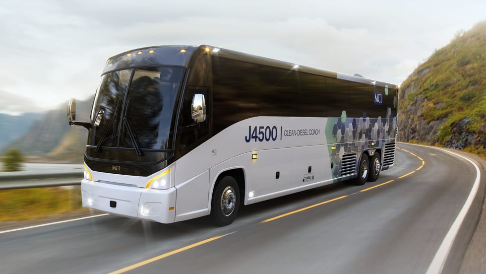 MCI J4500 motorcoach.