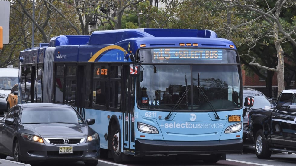 MTA bus on road