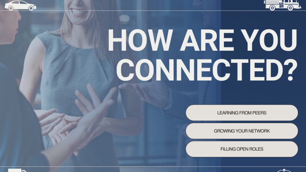 Networking with text.