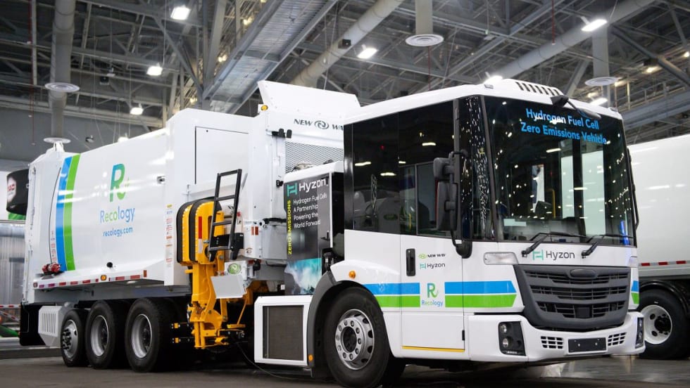 Hyzon-New Way refuse truck.