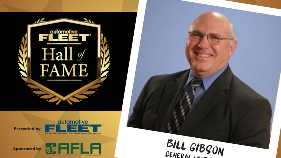 A black and gold graphic with the Hall of Fame emblem announced Bill Gibson as the third 2024 inductee.